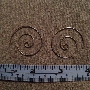 Spiral Metal Earrings